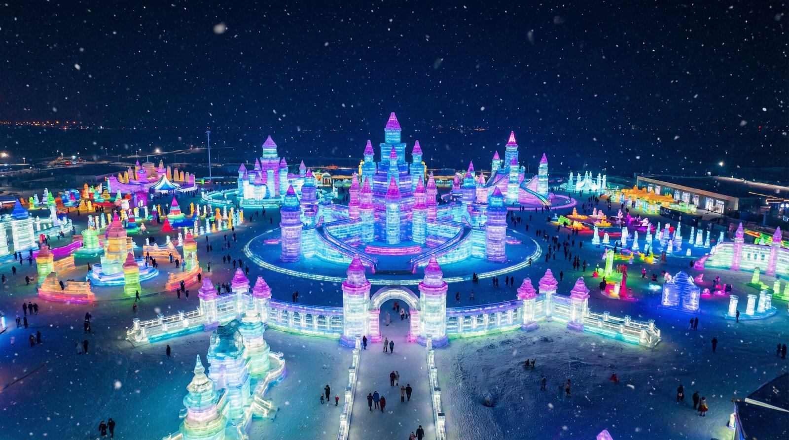 抖音风哈尔滨冰雪大世界